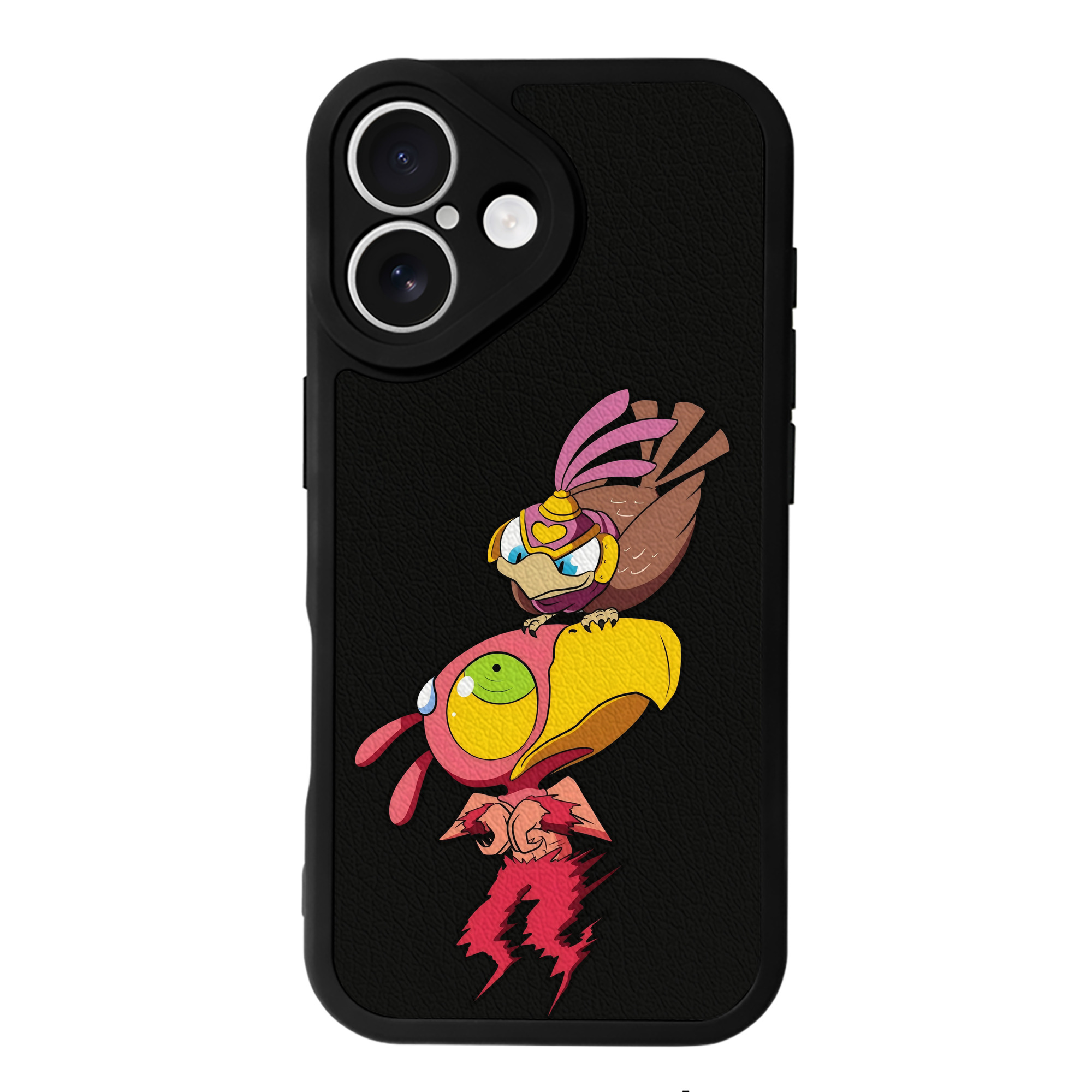 （画像用） ジョジョの奇妙な冒険 JoJo's Bizarre Adventure 【iPhone 16シリーズ対応】シリコンスマホケース（レザー調） 材質：シリコン